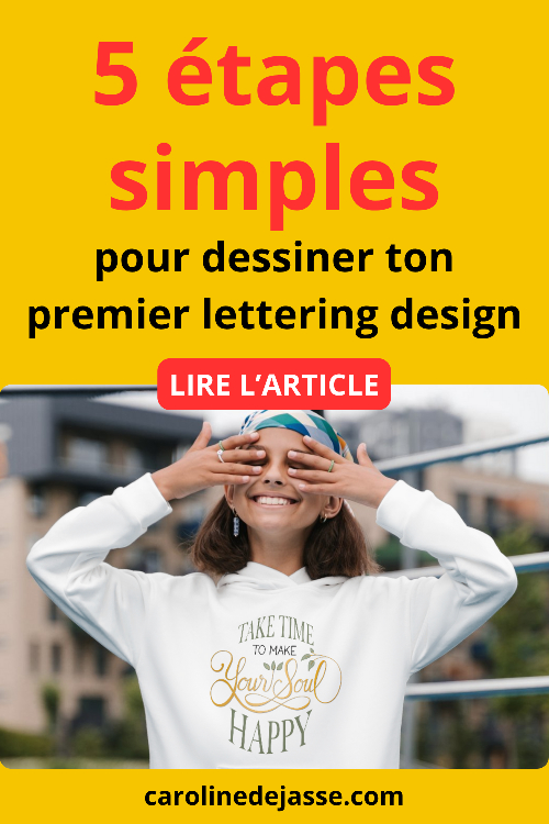 5 étapes simples pour dessiner ton premier lettering design