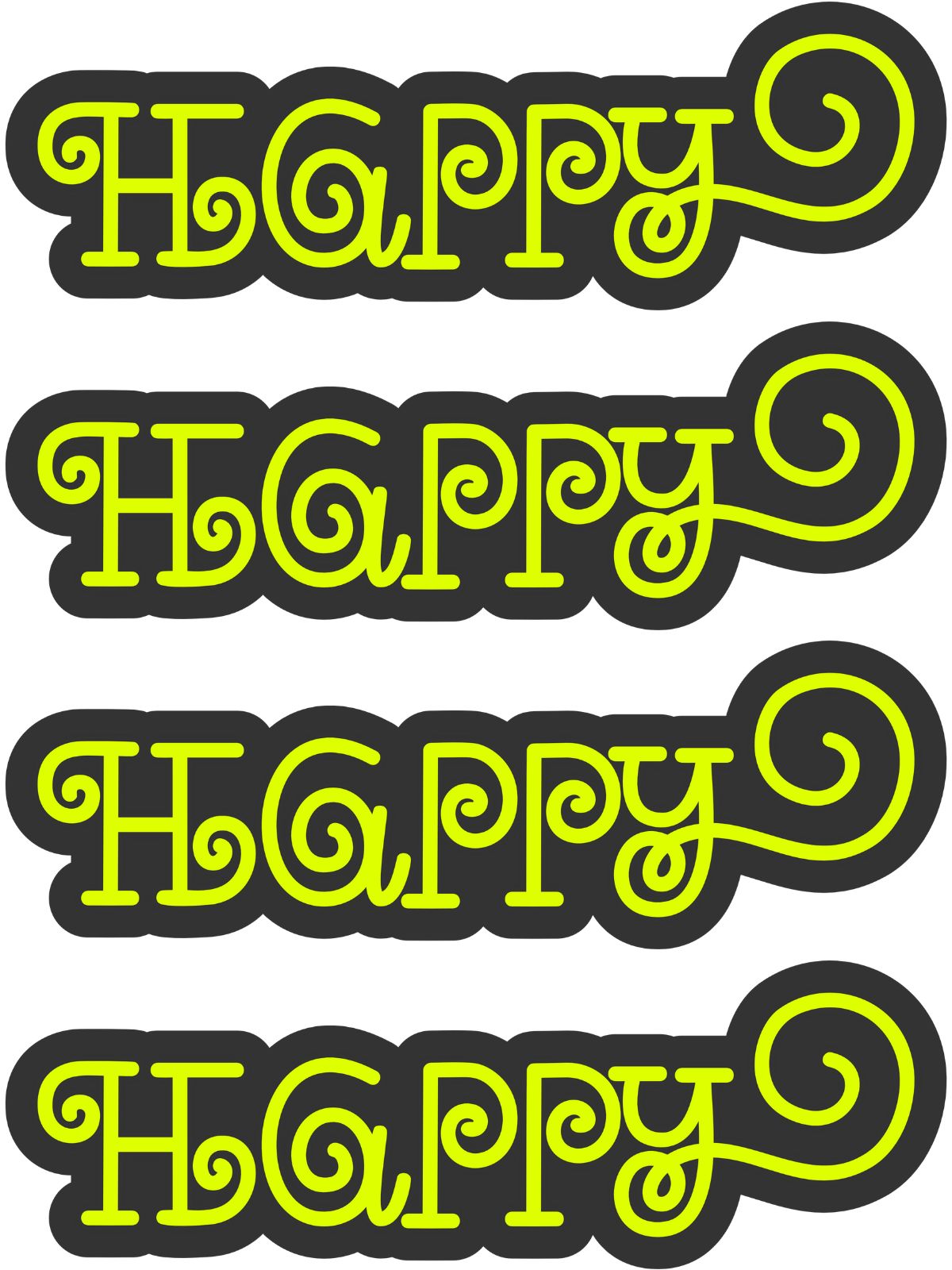 Happy | Processus créatif Happy | Processus créatif