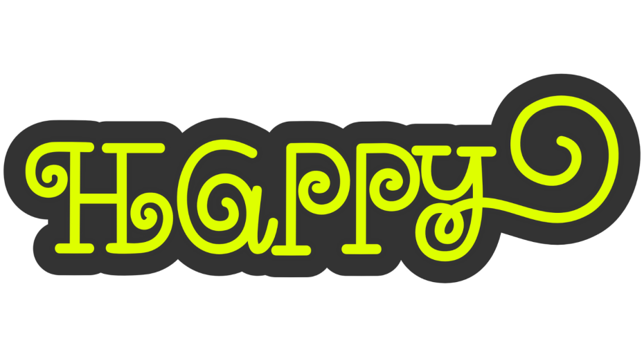 Happy – Lettering Design
