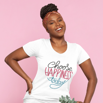 Choose Happiness Today – Lettering Design