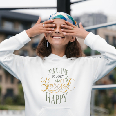 Take Time to Make Your Soul Happy – Lettering Design